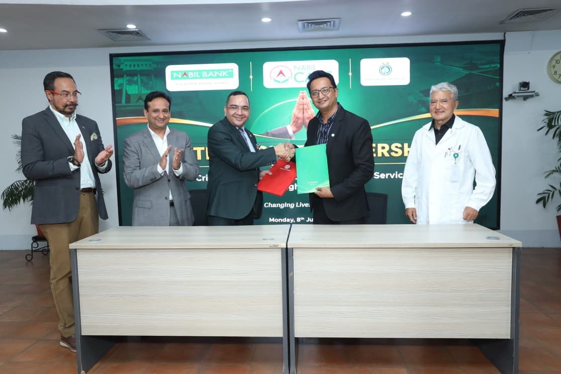 Nabil Bank and Dhulikhel Hospital Partner to Expand Burn Care and Dialysis Services