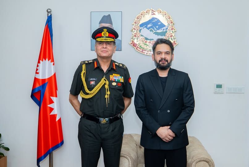 Indian Army Chief Meets Prime Minister Balendra Shah