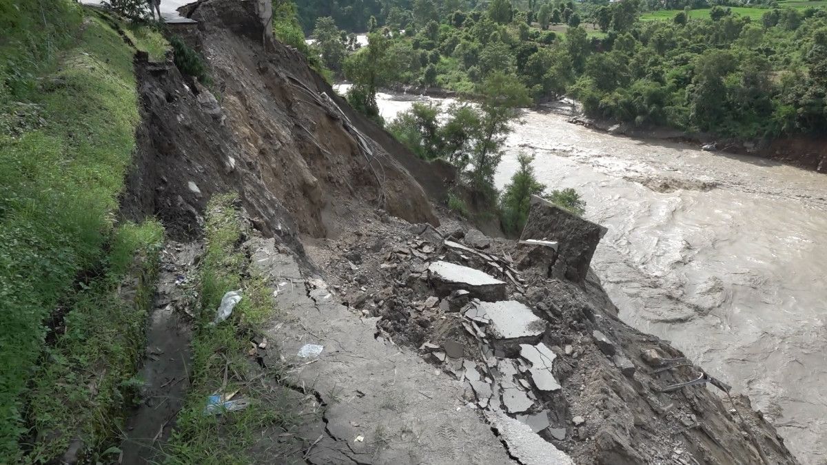 Prithvi Highway Blocked: Krishnabhir Road May Take 10–15 Days to Reopen