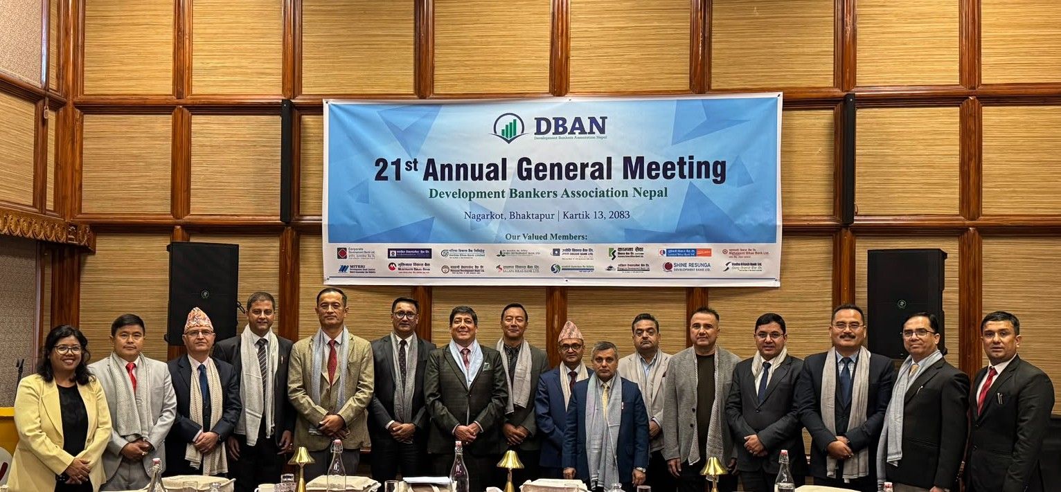 Dinesh Thakali Unanimously Elected President of Development Bankers Association Nepal